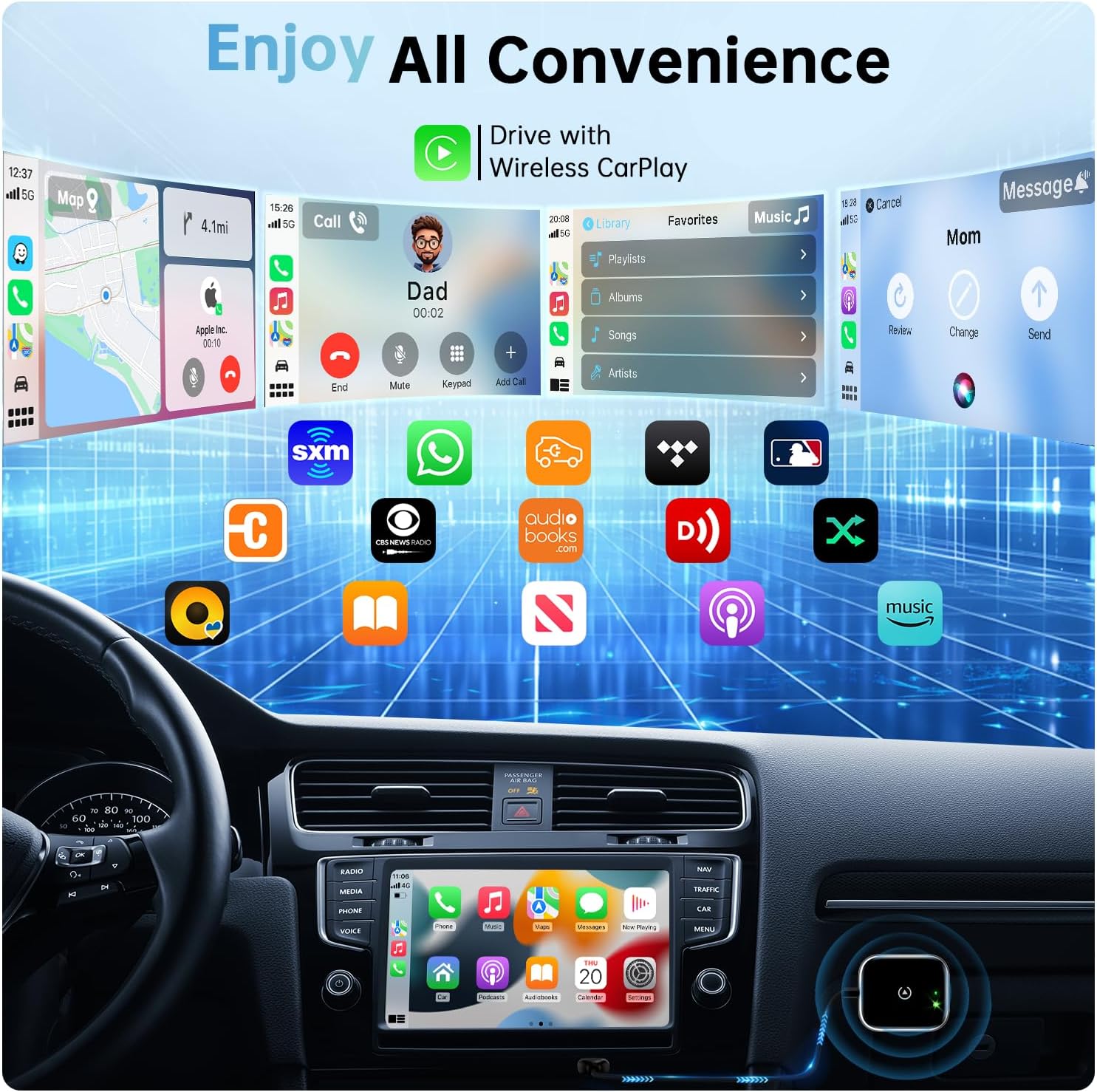 Carplay Wired to Wireless