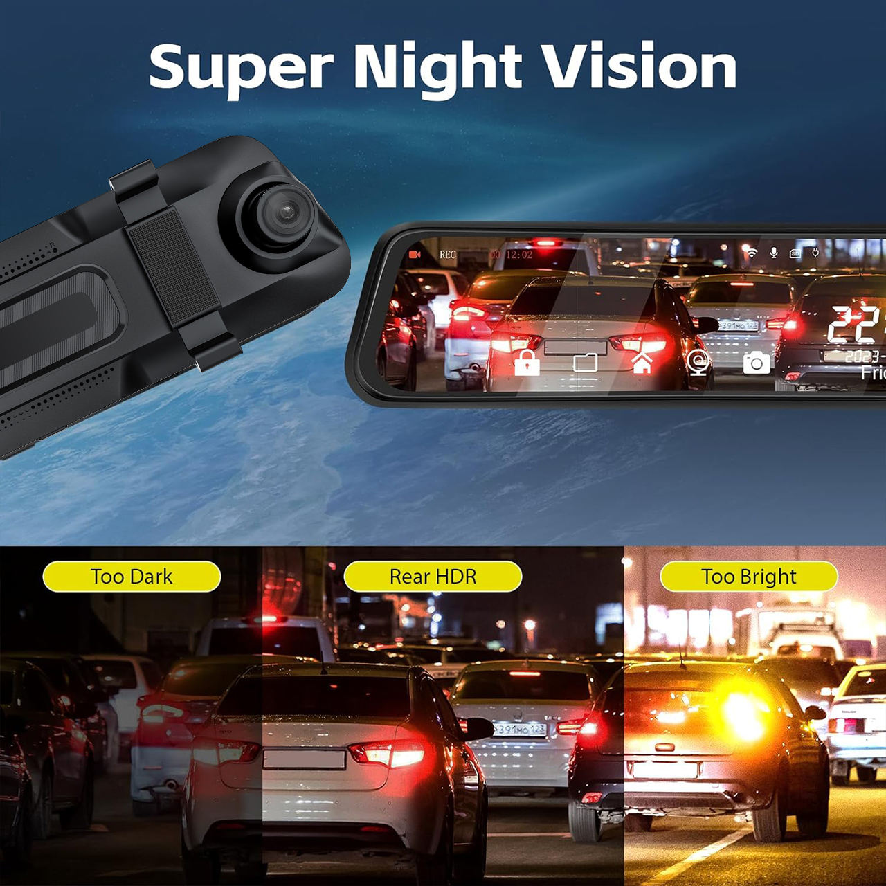 Carlover Mirror Dashcam